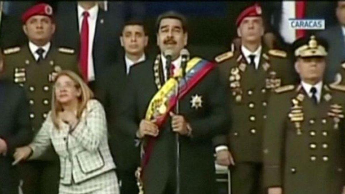 El 4 de agosto Nicolás Maduro habría sufrido un atentado con un drone que contendría explosivos.-YOUTUBE