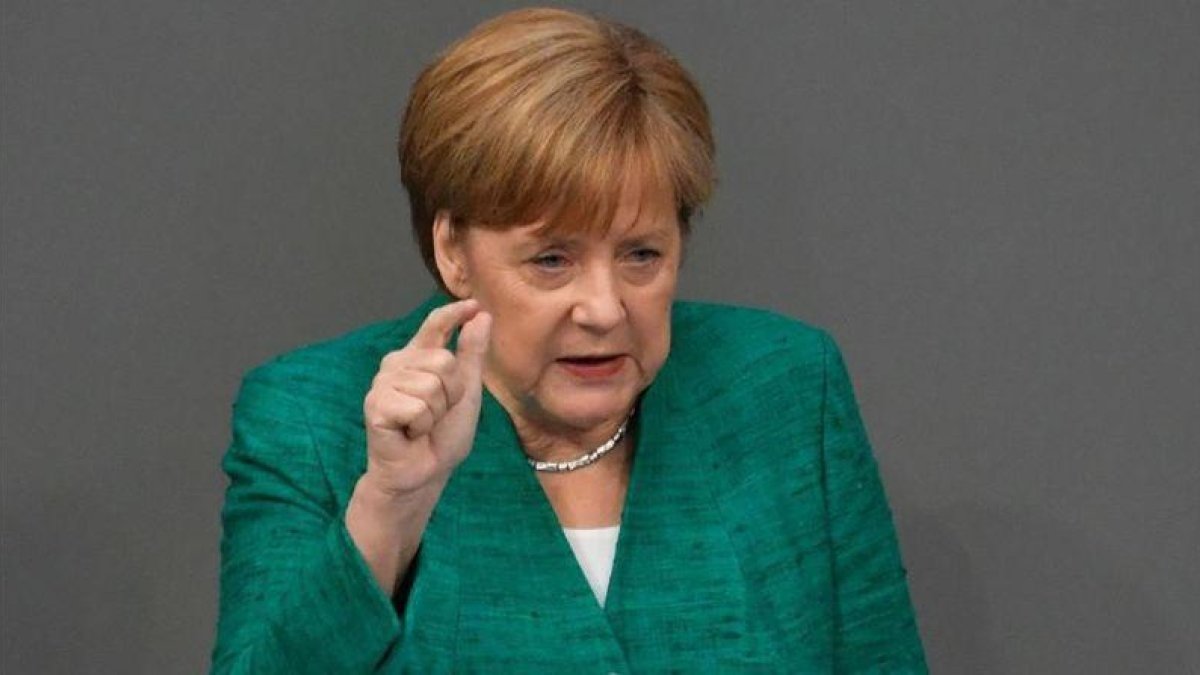 La cancillera alemana, Angela Merkel.-JOHN MACDOUGALL (AFP)