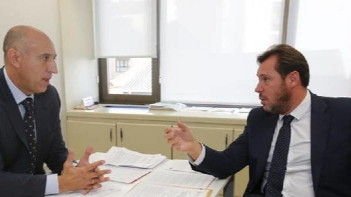 José Antonio Diez y Óscar Puente. DIARIO DE LEÓN
