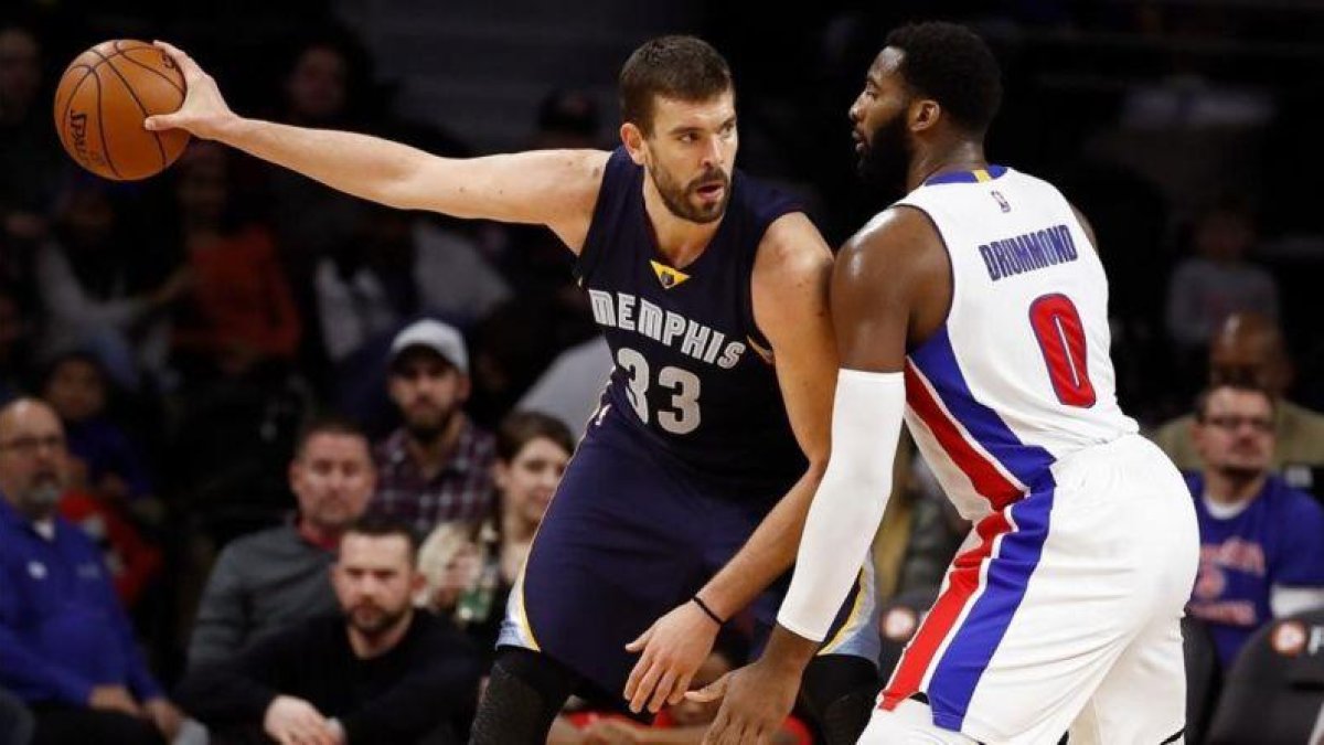 Marc Gasol, en plena acción.-AFP / GREGORY SHAMUS