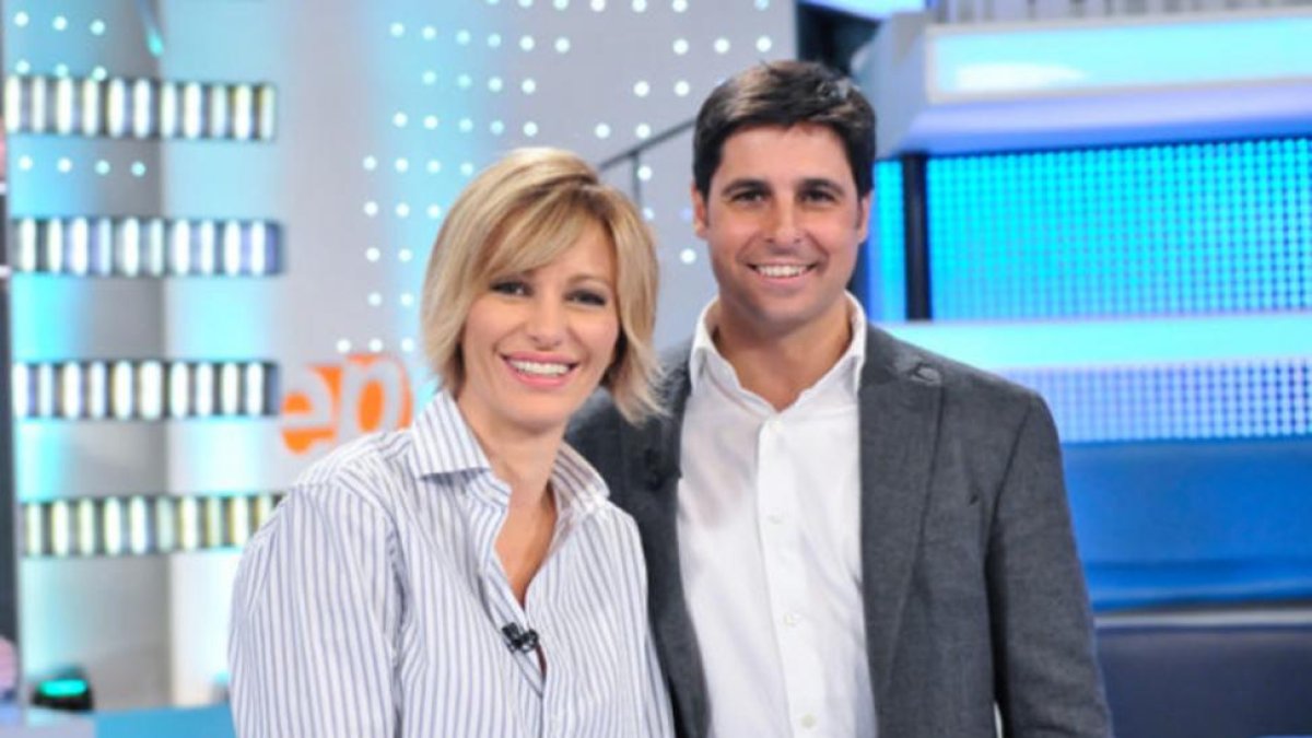 Susanna Griso y Francisco Rivera, en el debut del torero en el programa 'Espejo Público'.-ATRESMEDIA