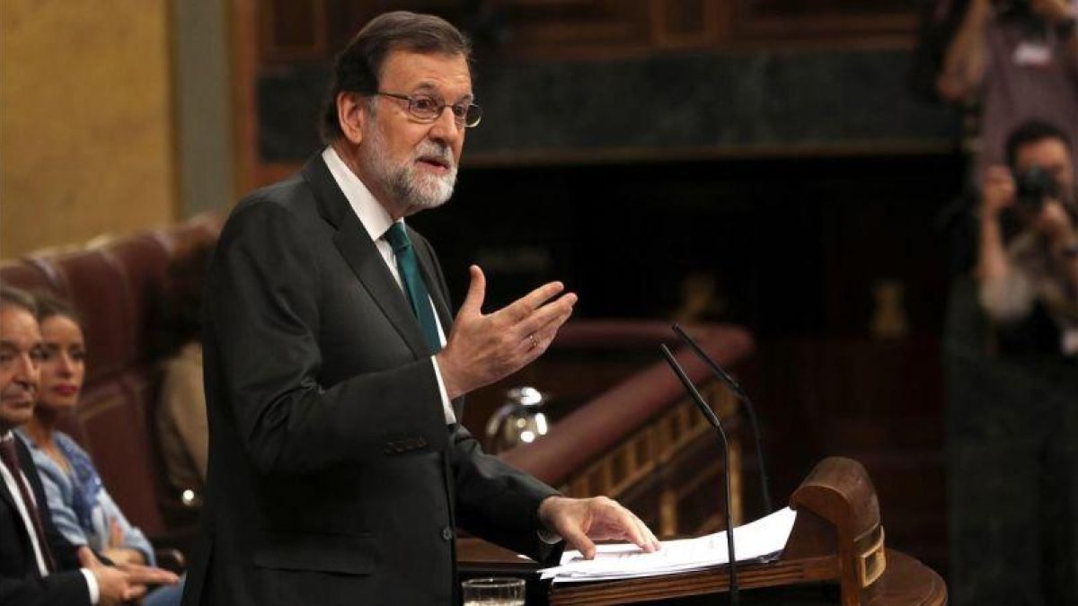 El presidente Rajoy durante su intervención esta mañana.-JJ GUILLEN
