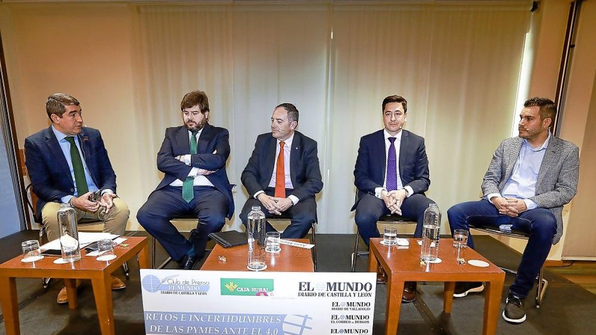 Pablo Lago, José María Carrizosa, Juan Martí, Óscar Martínez y Javier Cordova.-J. M. LOSTAU