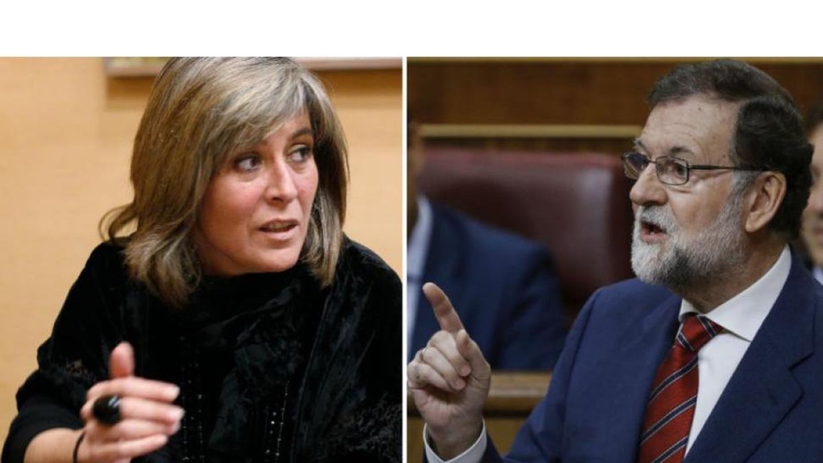 Mariano Rajoy y Núria Marín-EL PERIÓDICO