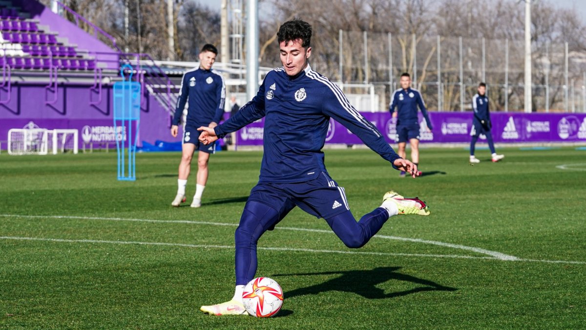 Morcillo durante un entrenamiento. / I. SOLA / RV