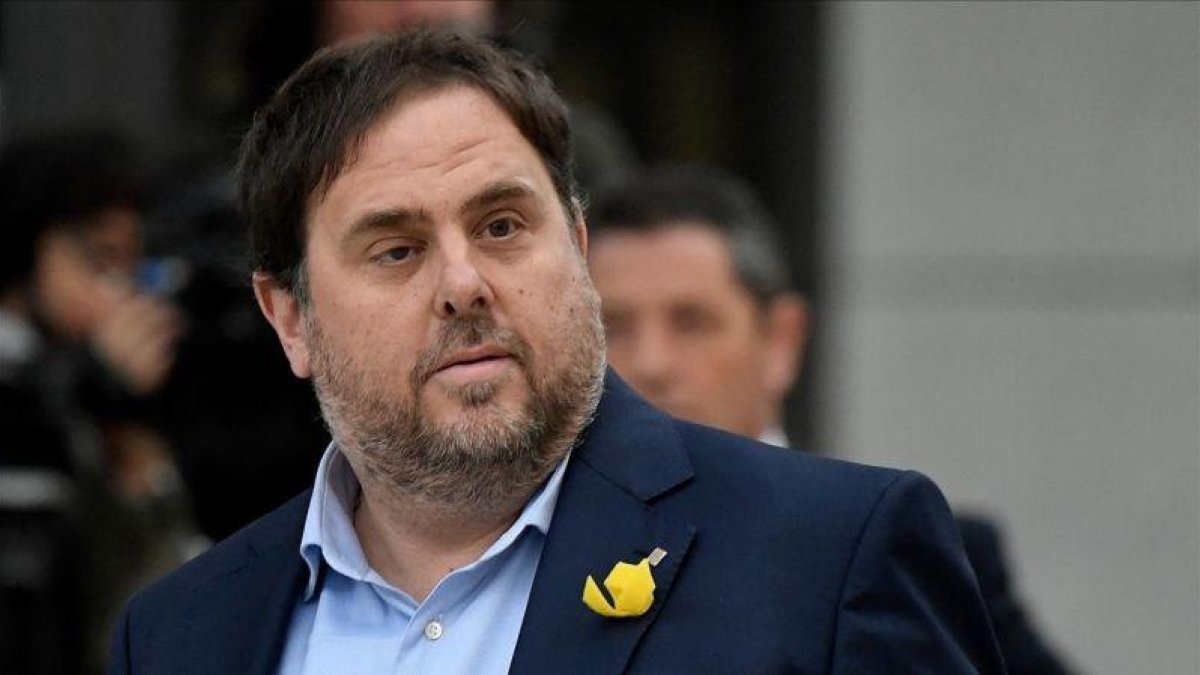 Oriol Junqueras, el pasado día 2 de noviembre, a su llegada a Madrid para declarar.-GABRIEL BOUYS (AFP)