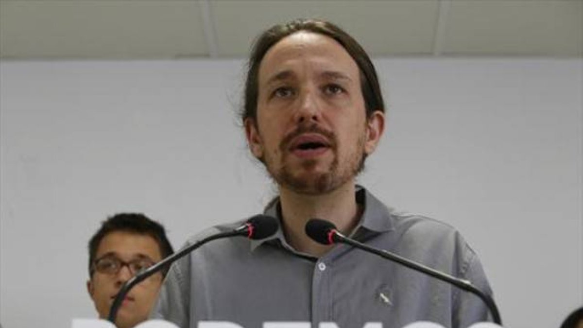 El secretario general de Podemos, Pablo Iglesias.-Foto: DAVID CASTRO