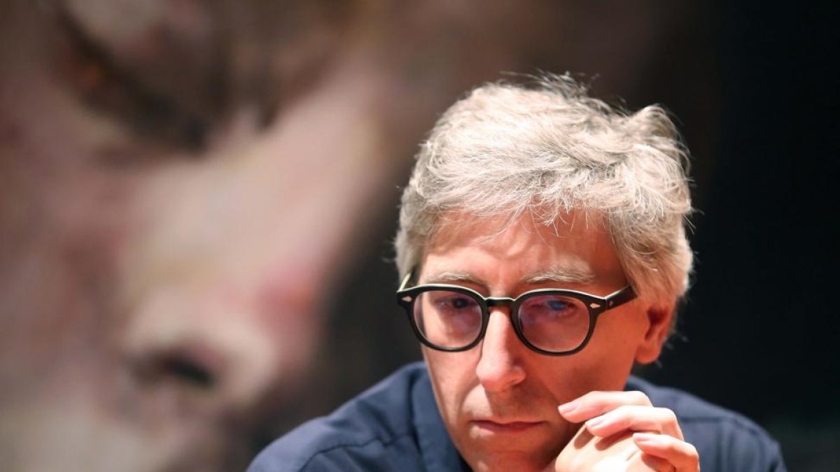 David Trueba en la Feria del Libro de Valladolid.-ICAL