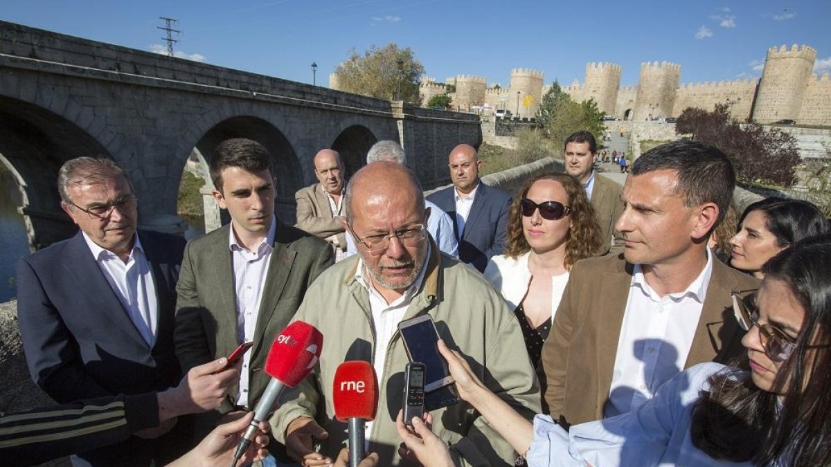Francisco Igea, durante su visita a Ávila.-ICAL