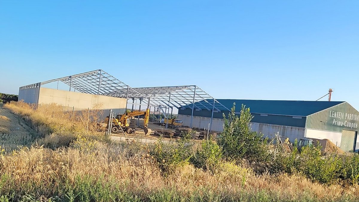Ampliación de las instalaciones de Agropal en la localidad vallisoletana de Mayorga. D.V.