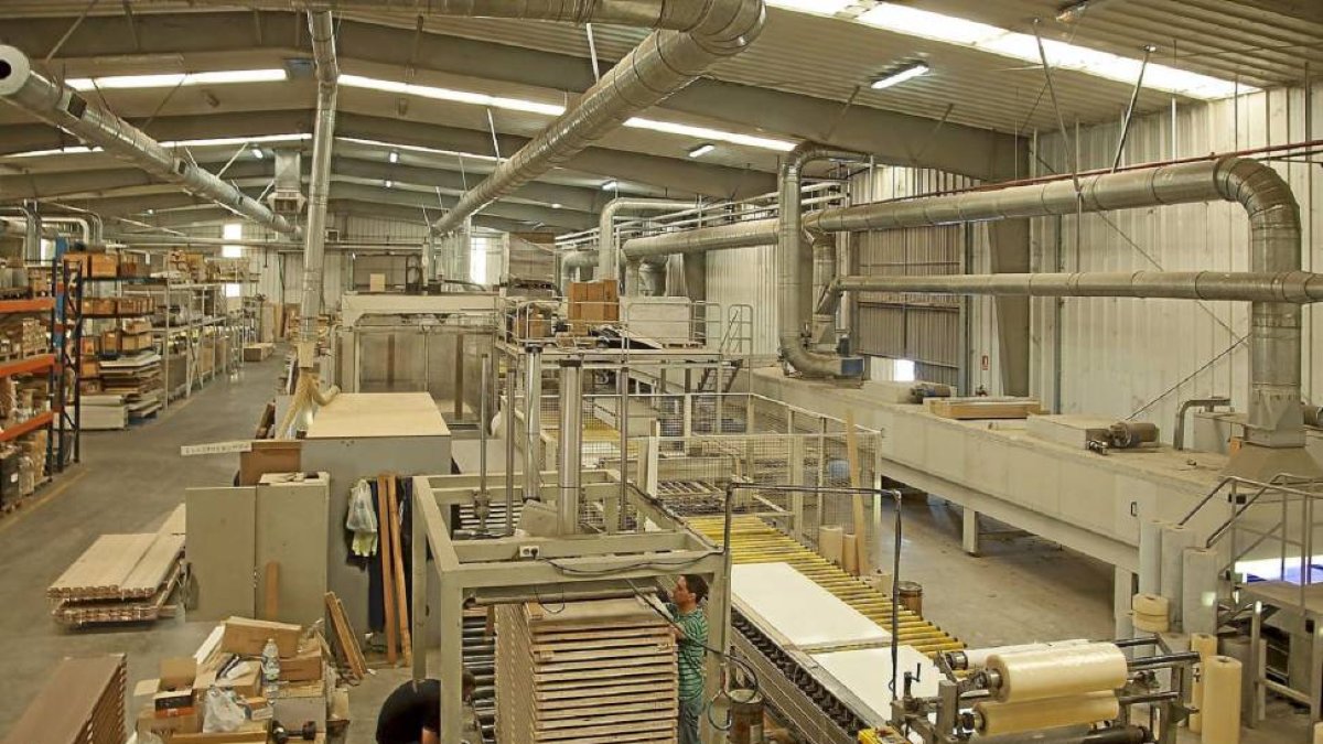 Instalaciones de la planta de Marcos Martínez Minguela de la villa maderera.-El Mundo