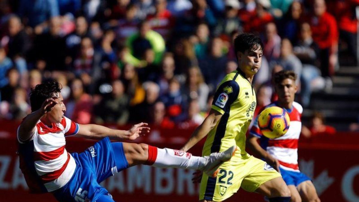 Imagen del partido Granada-Numancia (0-0), de la última jornada de Liga.-TWITTER / GRANADA CF