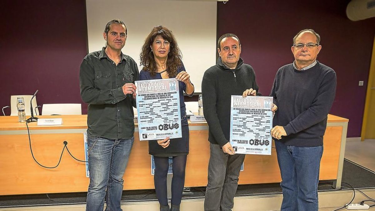 David Sanz, Ana Redondo, Manuel Doval y Jesús García (Cáritas).-M. Á. SANTOS
