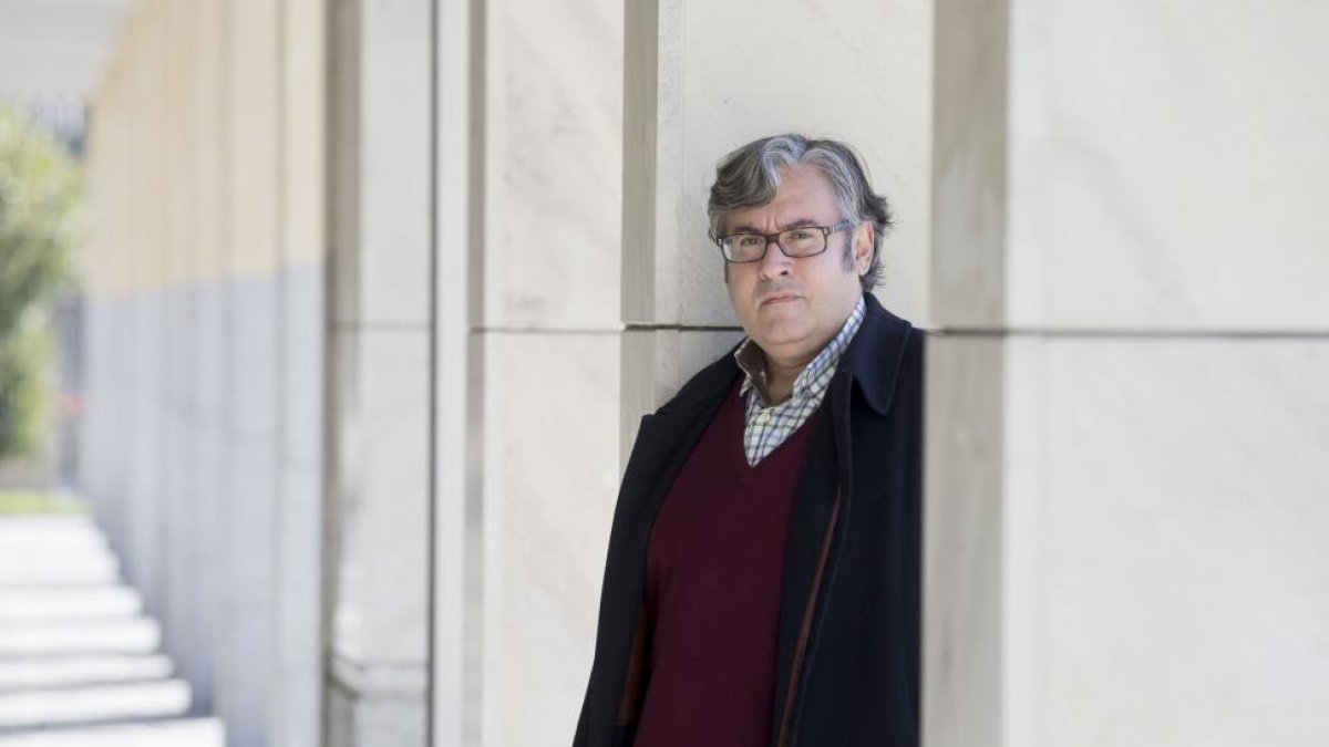 Juan Manuel de Prada, esta mañana en Valladolid-PABLO REQUEJO (PHOTOGENIC)