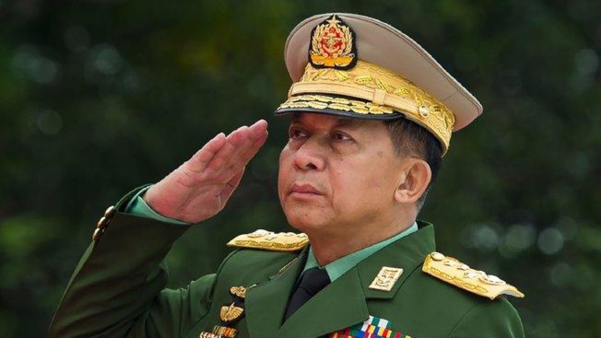 General Aung Min Hlaing.-AFP