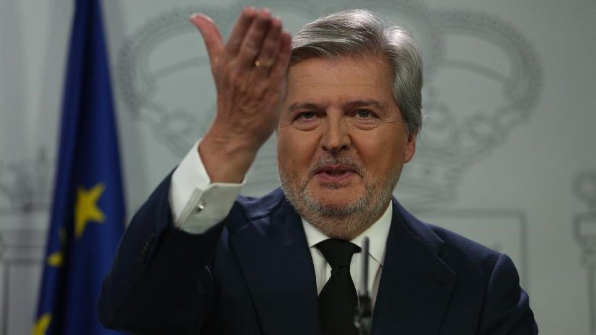 El portavoz del Gobierno central, Íñigo Méndez de Vigo.-/ DAVID CASTRO