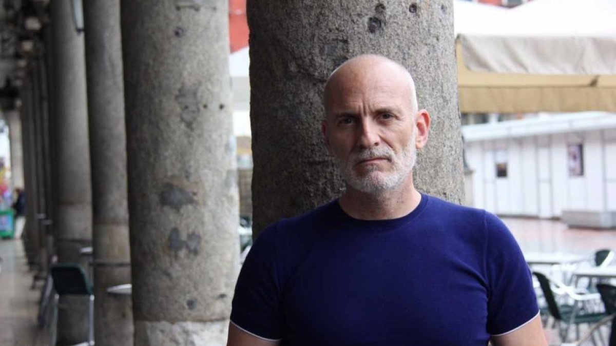 Alejandro Palomas, Premio Nadal 2018, ayer, en Valladolid.-F.L.V.