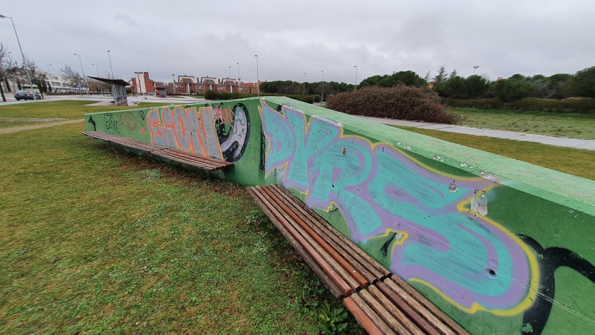Pintadas en un parque del sur de la ciudad. | PABLO REQUEJO / PHOTOGENIC