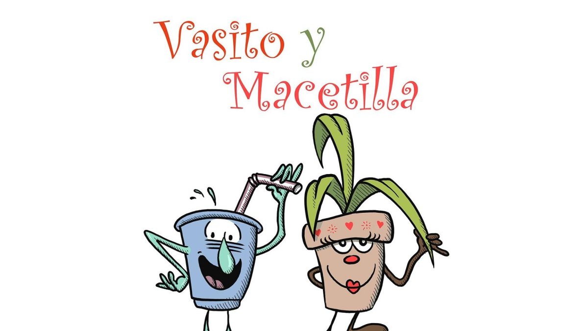 Vasito y macetilla de