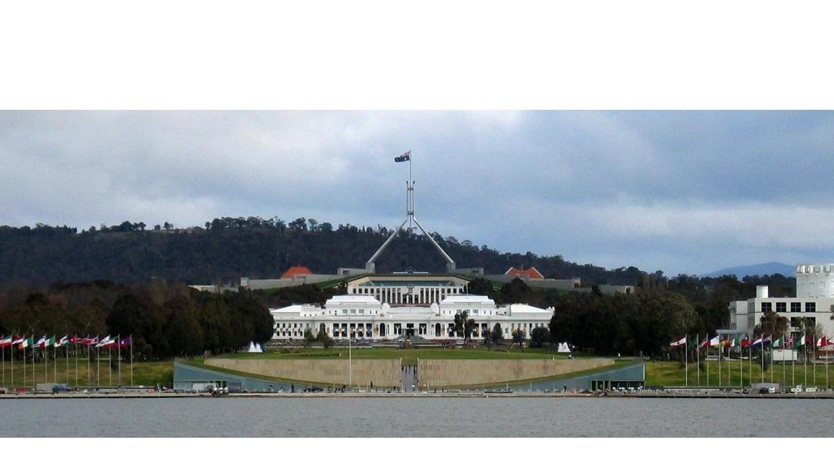 Parlamento australiano, en Camberra.-