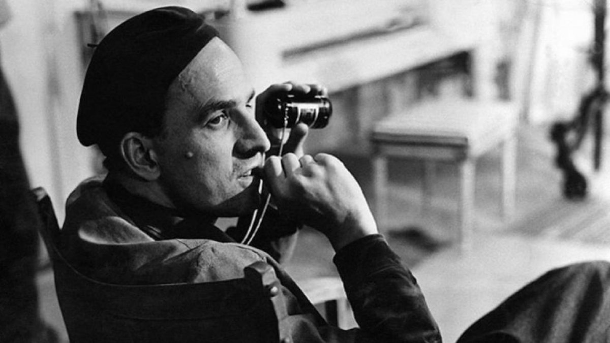 Ingmar Bergman durante un rodaje.-E.M.