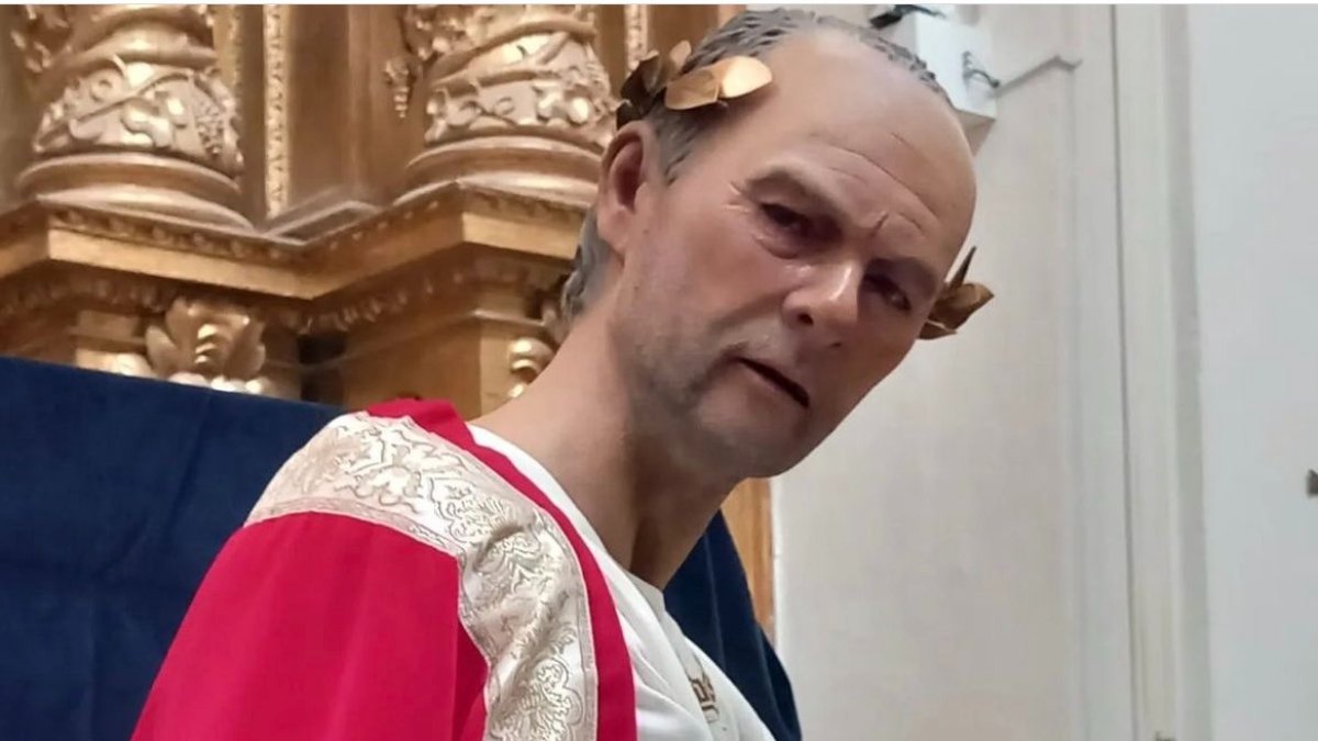 Nueva talla de Poncio Pilato. -Sentimiento Cofrade