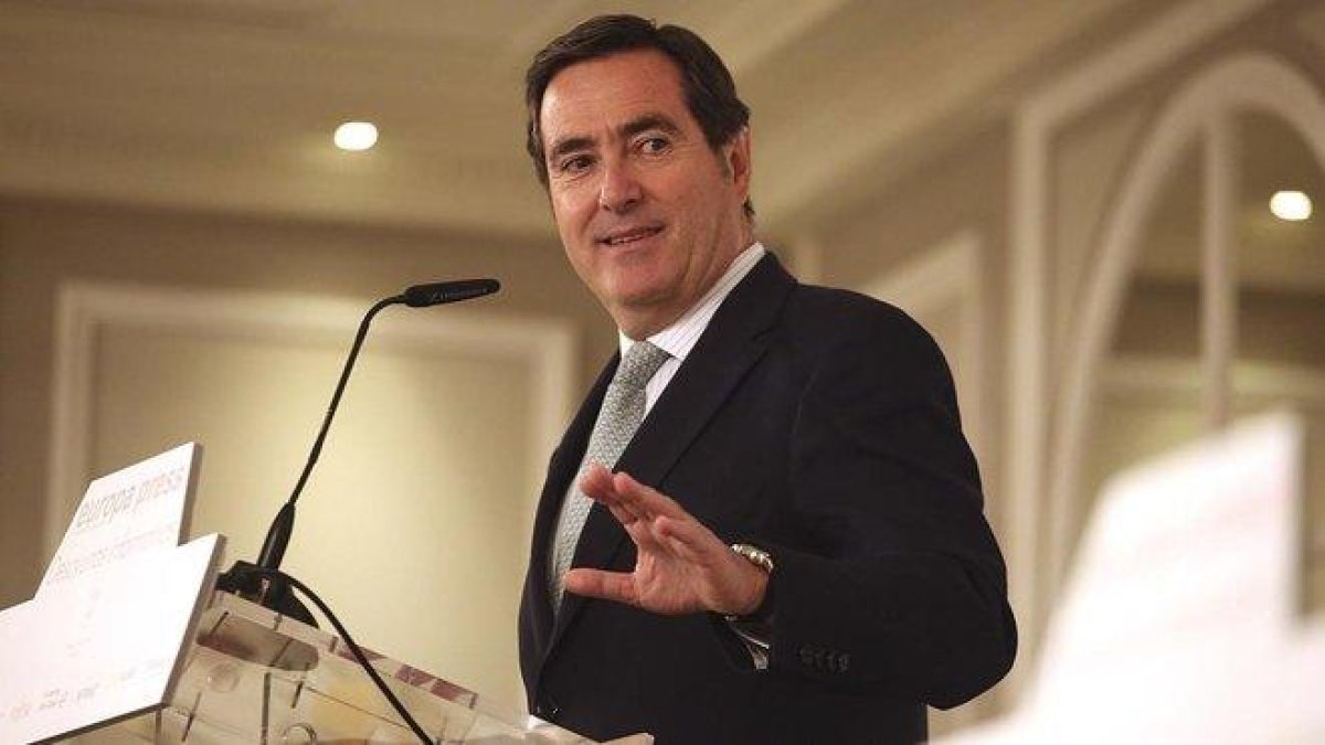 El presidente de la CEOE, Antonio Garamendi, en una imagen de archivo.-DAVID CASTRO