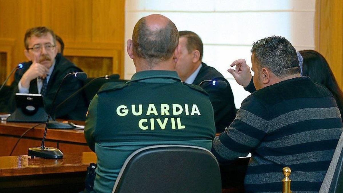 Momento del juicio del caso Sara-E. M.