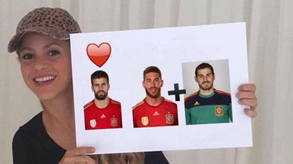 La foto colgada por Shakira en Instagram la tarde del miércoles.-EL PERIÓDICO