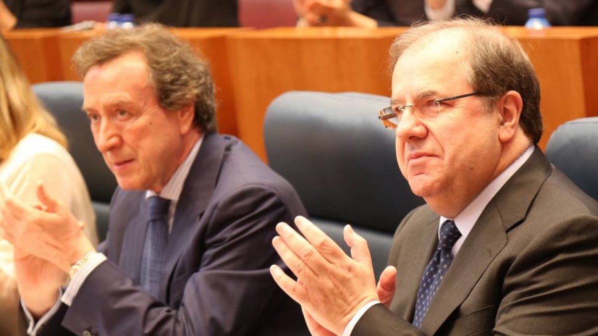 Debate de investidura del candidato a la Junta de Castilla y León con las intervenciones de Juan Vicente Herrera-ICAL
