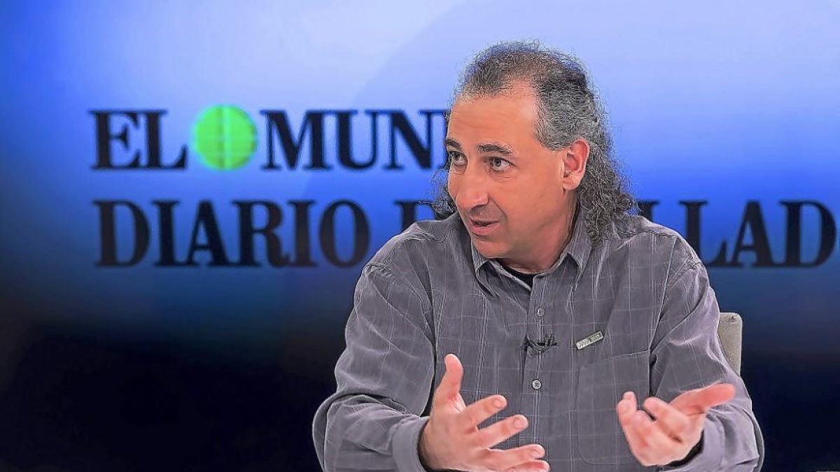 Jesús Manuel González Palacín durante ‘La Quinta Esquina’, programa emitido en La 8 Valladolid.-PHOTOGENIC / PABLO REQUEJO