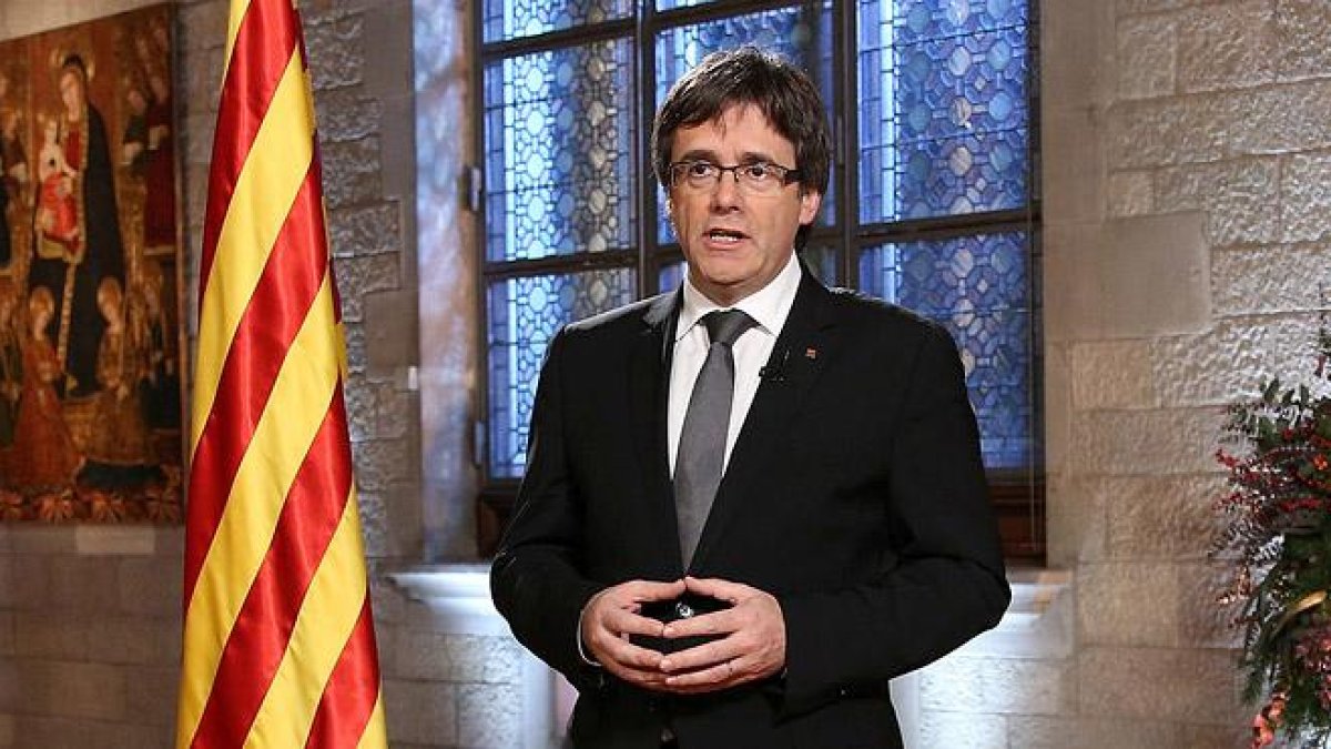 Mensaje Carles Puigdemont-JORDI BEDMAR PASCUAL