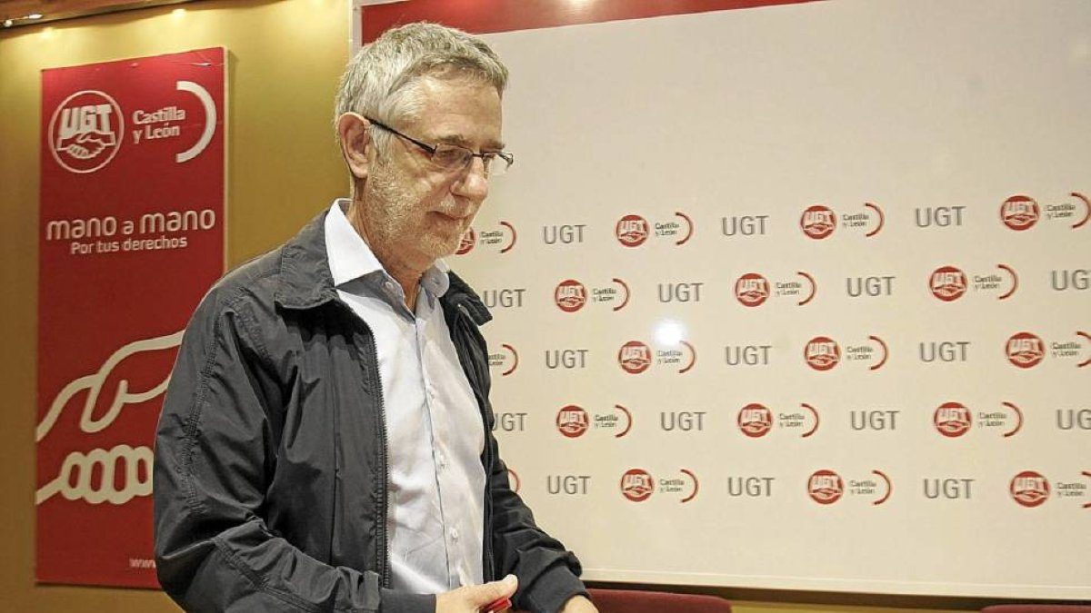 Agustín Prieto, secretario regional de UGT, en una imagen de archivo-Ical