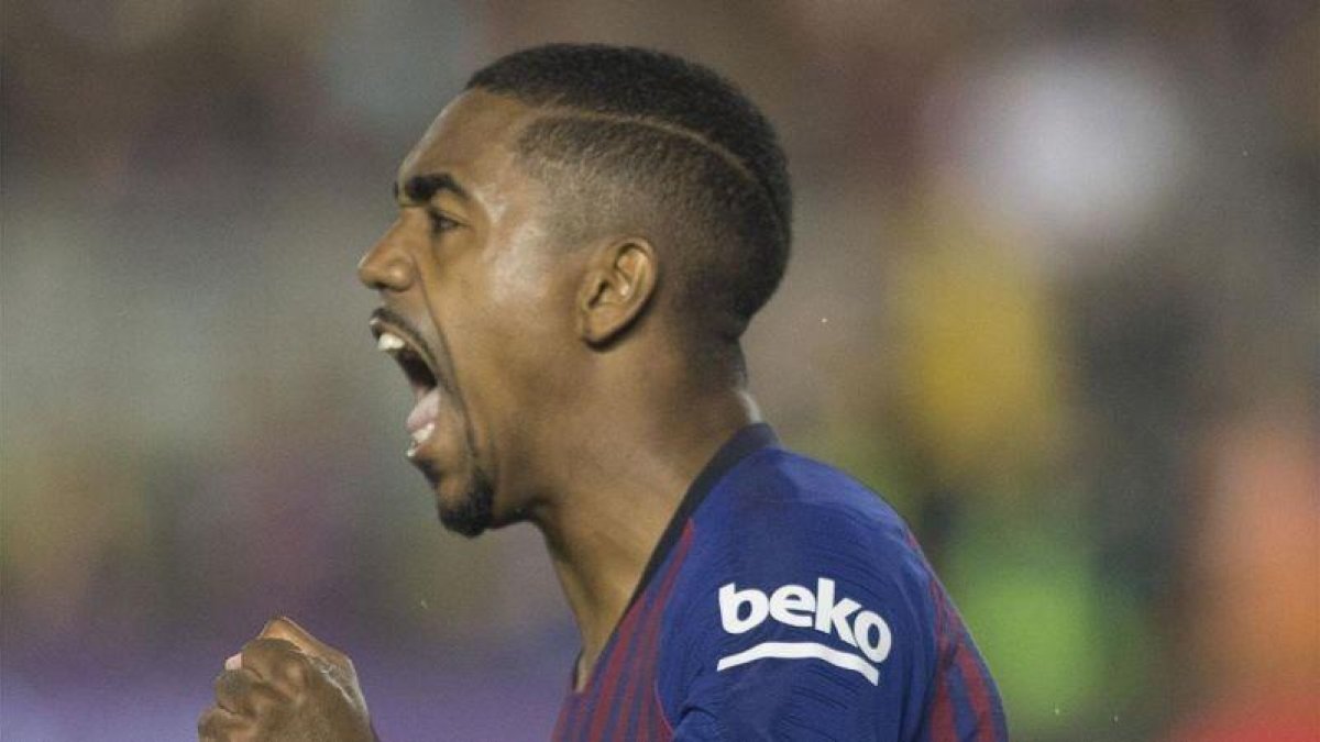 Malcom solo disputó dos partidos en lo que va de temporada.-EL PERIÓDICO