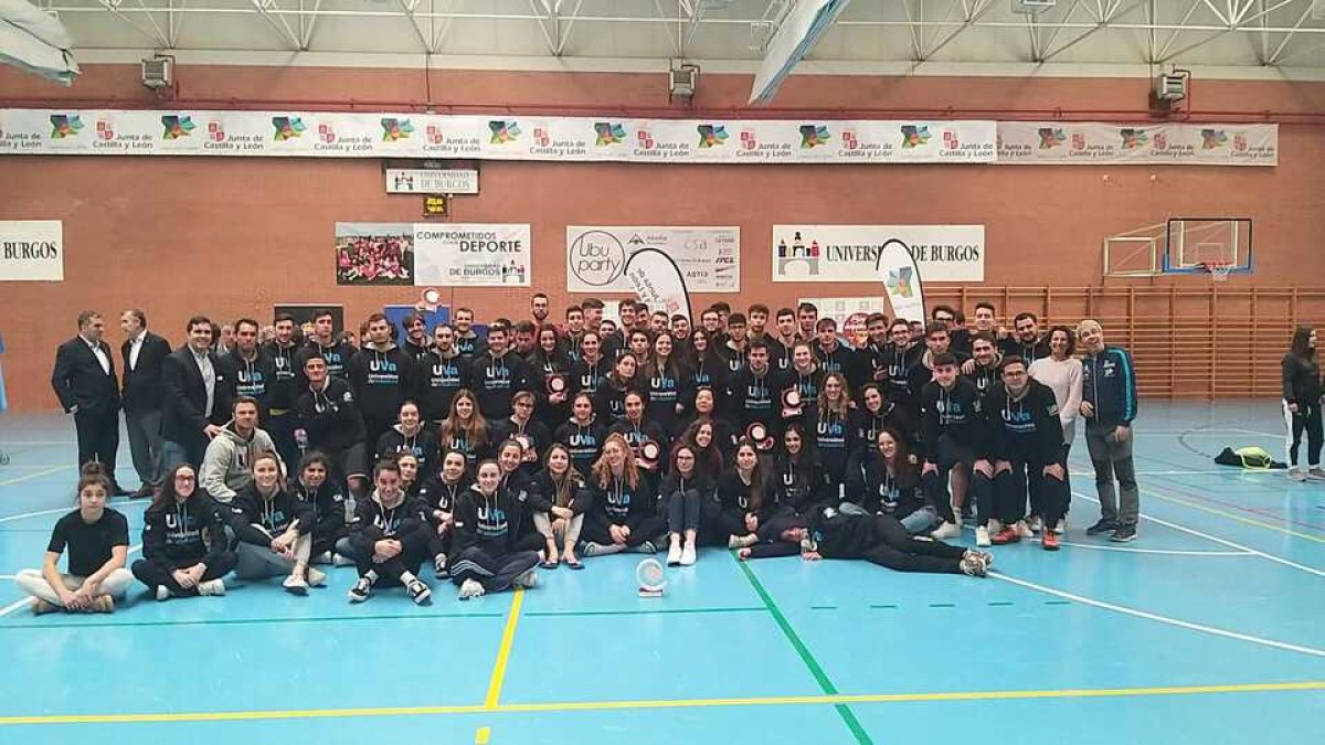 Combinado de la UVa en la edición celebrada en Burgos hace dos años. / E.M.