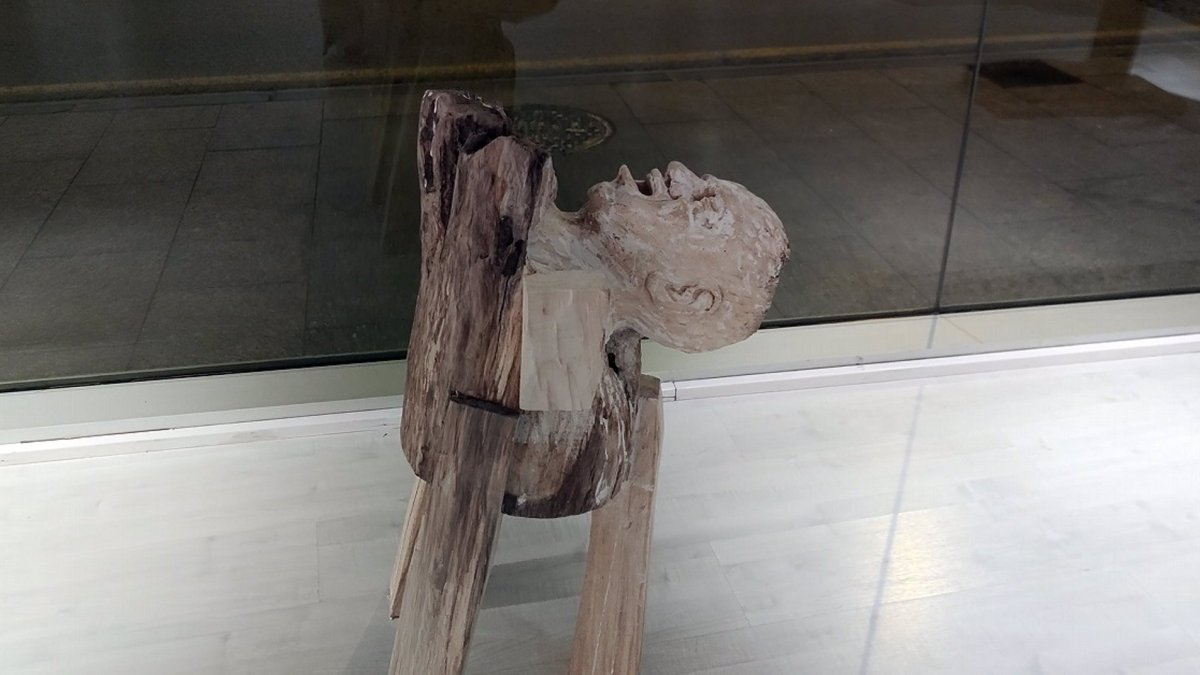 José Arenas Barrigón, ganador del XIII Certamen TransformARTE con su obra 'Desolado'. -E.M.