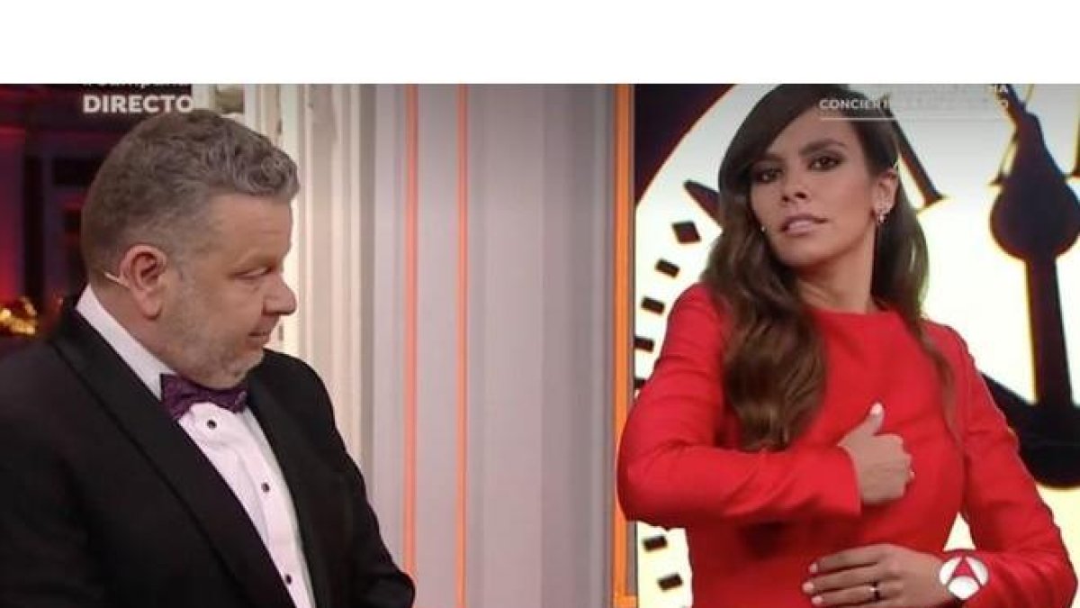 Cristina Pedroche y Alberto Chicote dieron las Campanadas de Antena 3.-EL PERIÓDICO