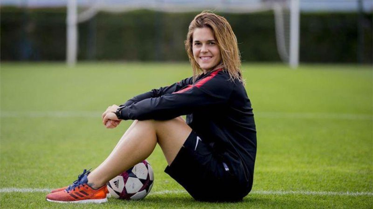 La defensa española Mapi León.-EL PERIÓDICO