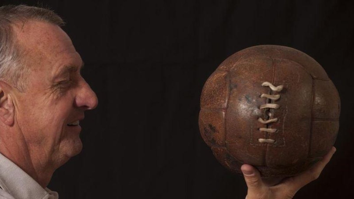 Johan Cruyff, en una entrevista con este diario, en el 2009.-JORDI COTRINA