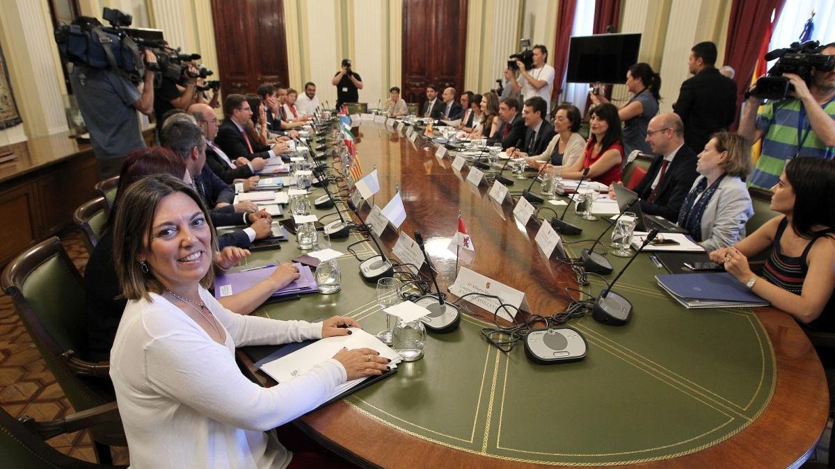 La consejera de Agricultura y Ganadería y portavoz de la Junta de Castilla y León, Milagros Marcos, asiste al Consejo Consultivo de Política Agrícola para Asuntos Comunitarios y a la Conferencia Sectorial de Agricultura y Desarrollo Rural.-Juan Lázaro / ICAL