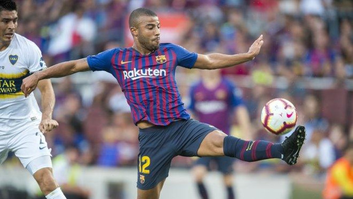 Rafinha, en el Gamper del año pasado.-JORDI COTRINA