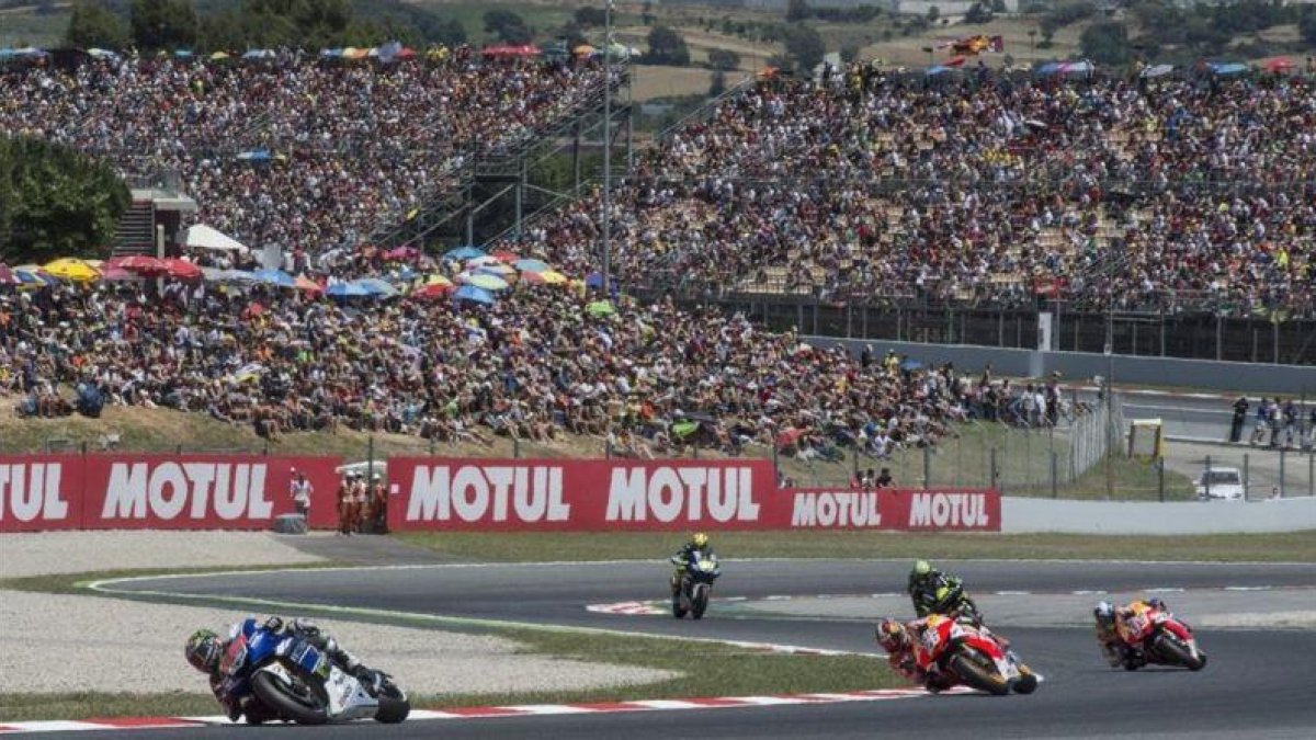 Salida del GP de Cataluña, en Montmeló, en junio del 2013.-CARLO GAMBINI