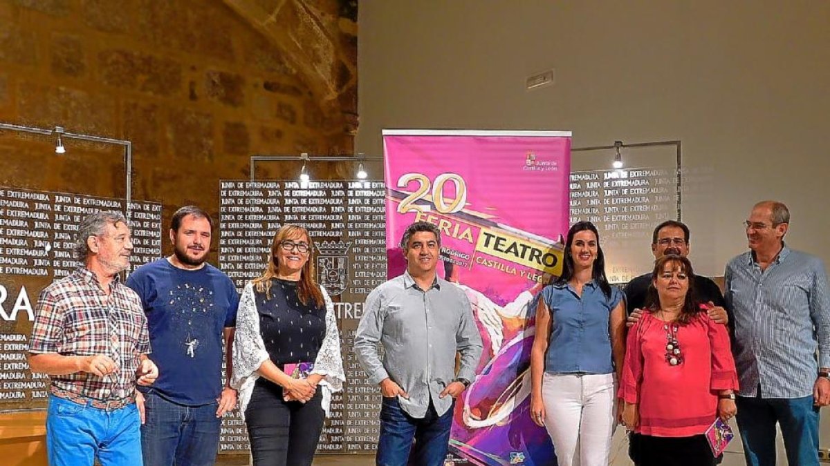 Algunos de los participantes de la Feria de Teatro de Castilla y León.-EL MUNDO