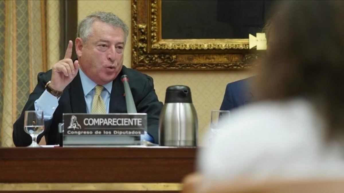 José Antonio Sánchez, en una comparecencia en el Congreso de los Diputados, en mayo pasado. /-JOSE LUIS ROCA