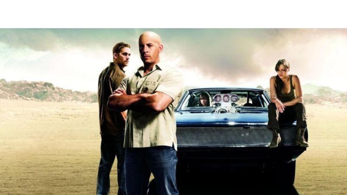 Paul Walker, Vin Diesel, Jordana Brewster y Michelle Rodríguez, en una imagen promocional de Fast & Furious 5.-EL PERIÓDICO