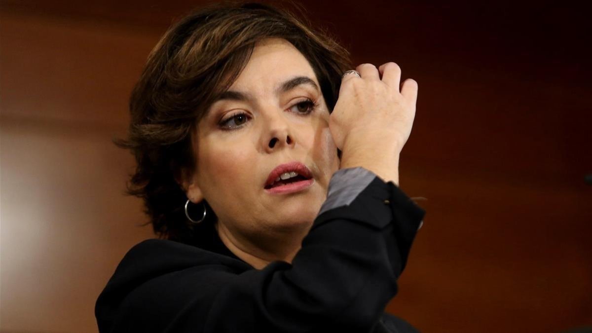 Soraya Sáenz de Santamaría, en una imagen de archivo.-/ JUAN MANUEL PRATS