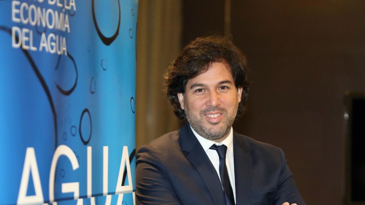 El economista y director académico del Foro de Economía del Agua, Gonzalo Delacámara, participa en el foro 'La seguridad hídrica y los desafíos en la gestión del ciclo integral del agua'-ICAL