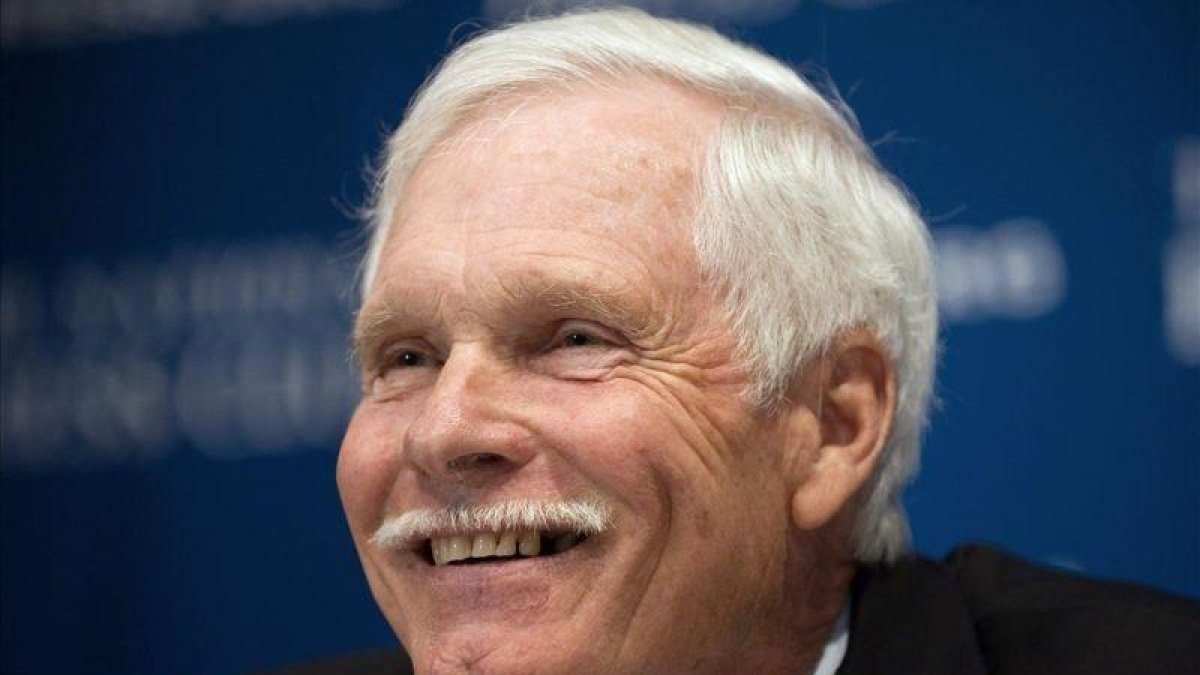 El magnate de la comunicación Ted Turner, en Washington en el 2011.-EL PERIÓDICO