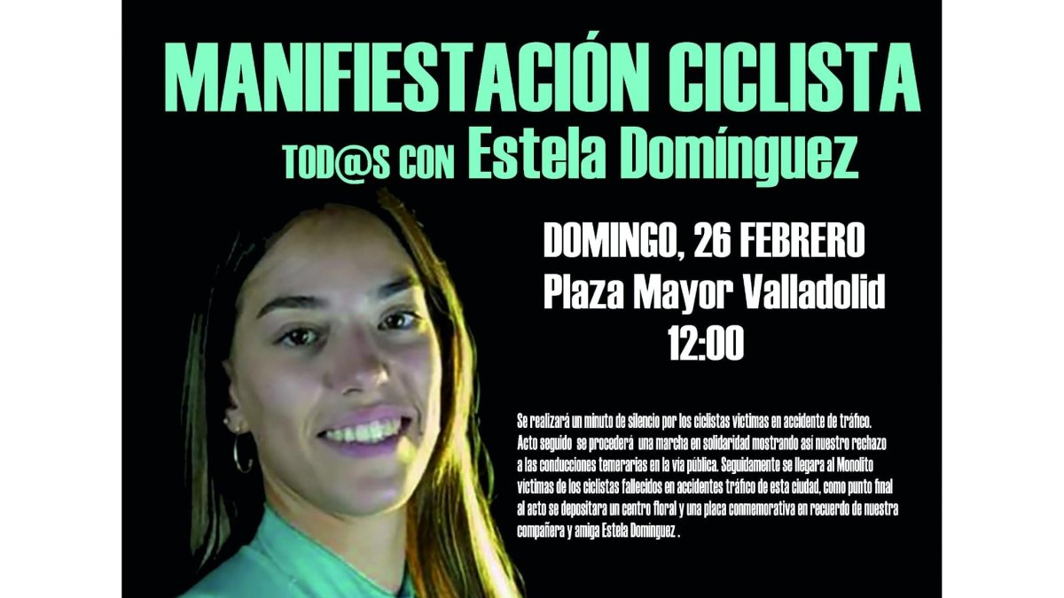 Manifestación por Estela Domínguez. E.M.