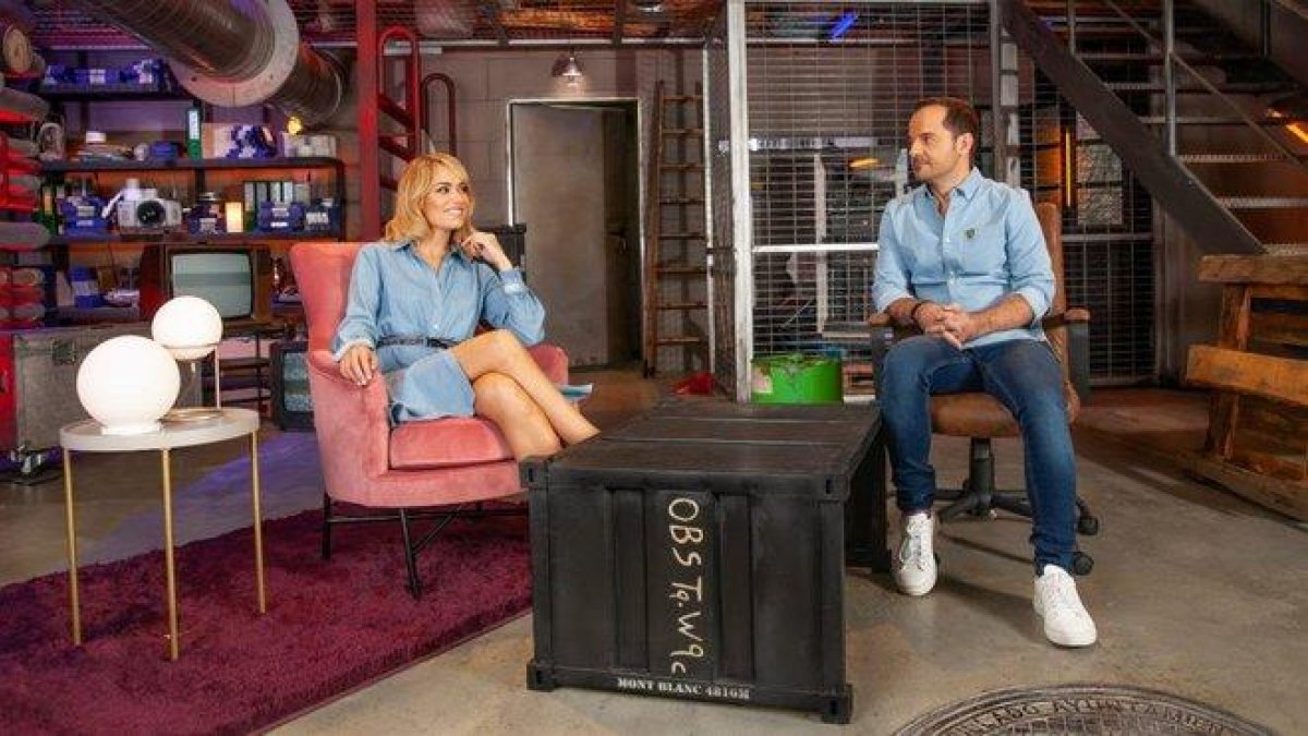 Patricia Conde y Ángel Martín, en la presentación de  Dar cera, pulir #0.-MOVISTAR+